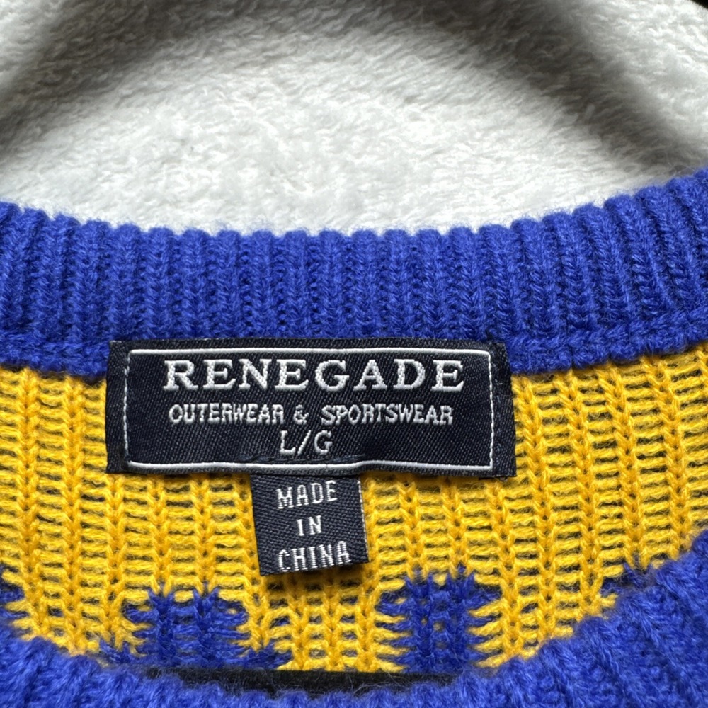 Golden State Warriors Sweater Men Large Logo Dub Nation Christmas Ugly Oak Town - Picture 2 of 9